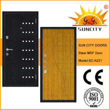 China Manufacturer Armored Single Exterior Door